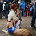 Gabrielle et Guinée chien d'éveil