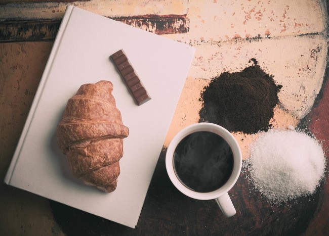 croissant et chocolat