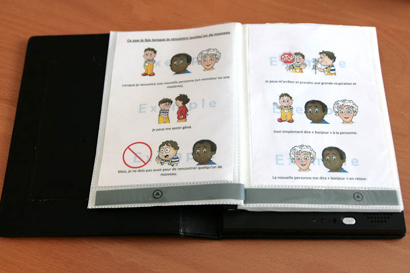 20 idées autour du cahier de communication parlant