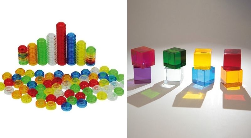 Jouets pour motricité fine avec la magic light