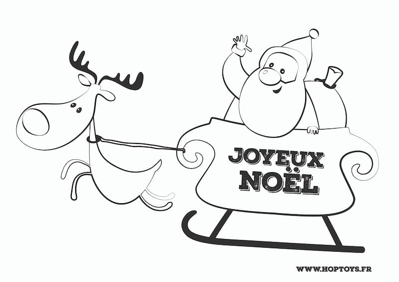 Les coloriages du Père Noël