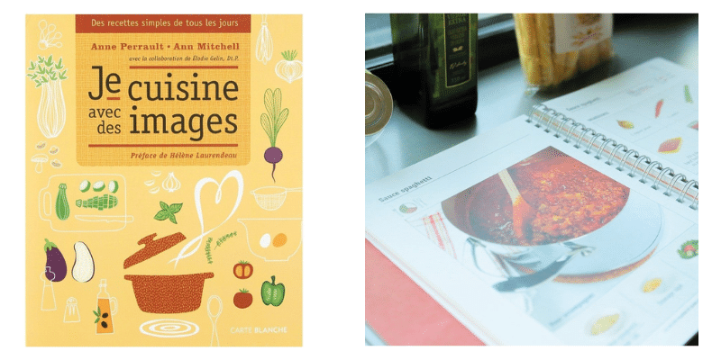 Livre de recettes : Je cuisine avec des images