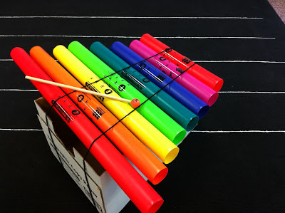 DIY un xylophone avec des Boomwhackers