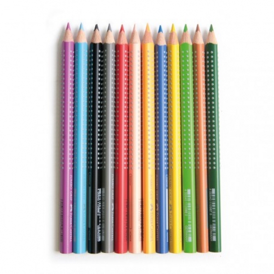 Crayons de couleurs jumbo grip