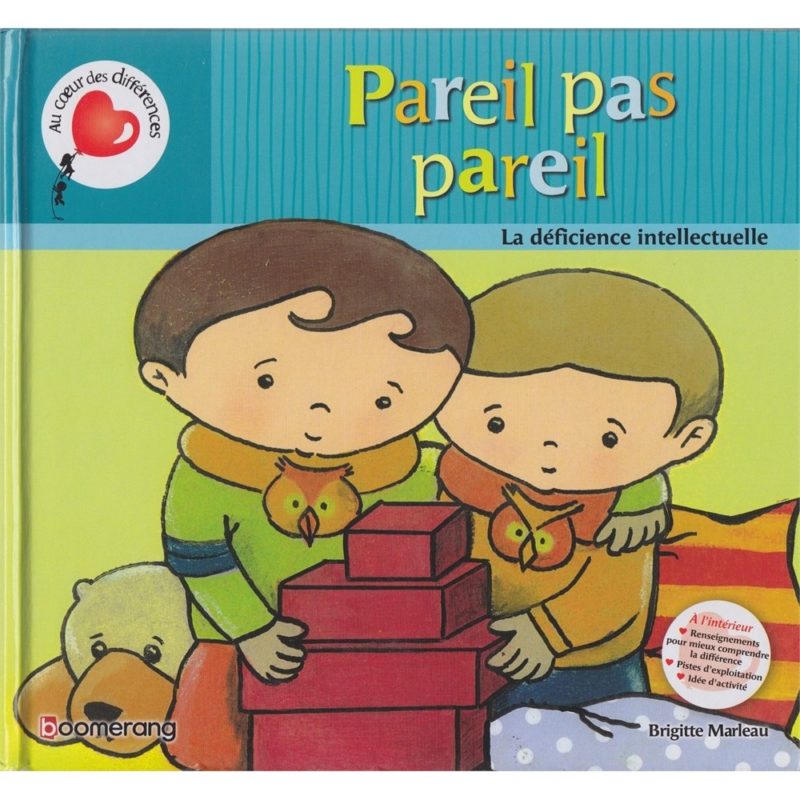 Livre Pareil, Pas pareil 