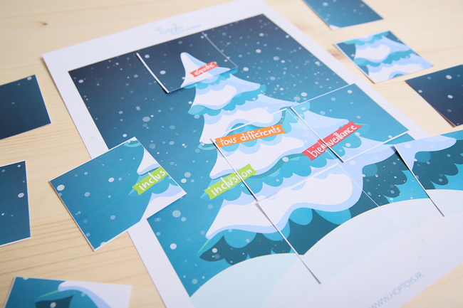 Puzzle sur le thème de Noël