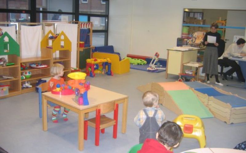 Une salle de la ludothèque