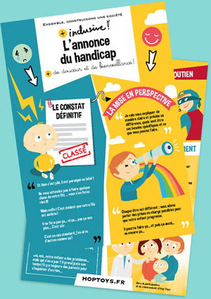 affiche l'annonce du handicap