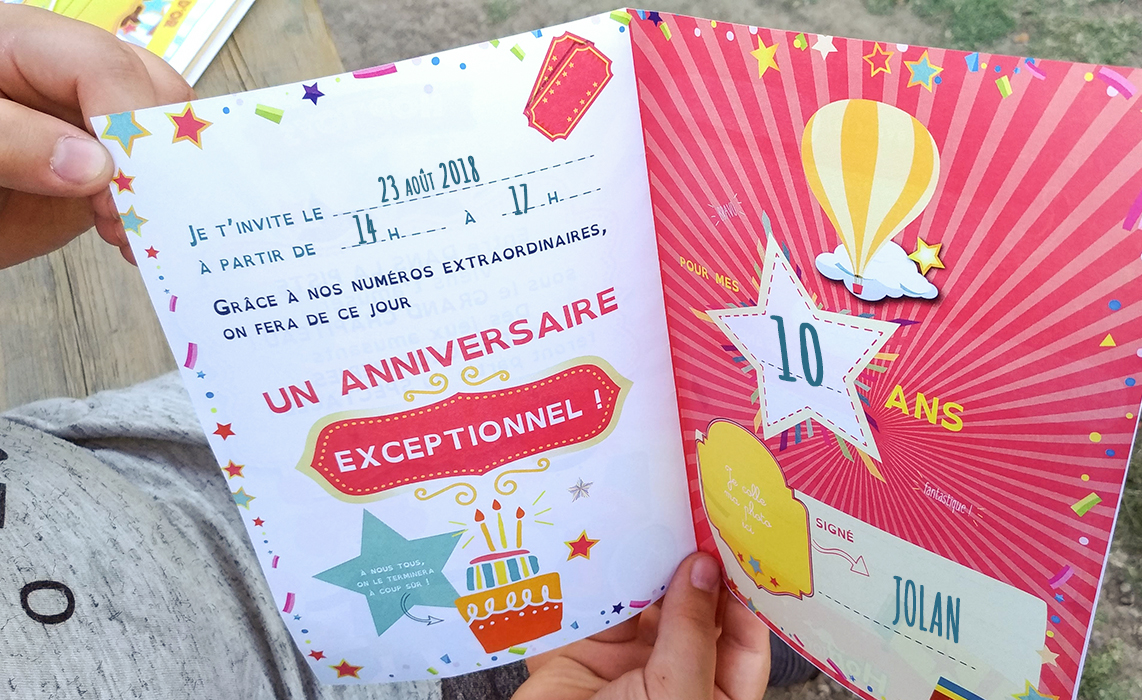 Notre Carte D Anniversaire Fait Son Cirque Blog Hop Toys