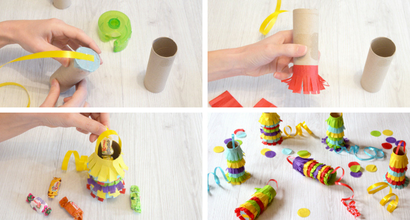 DIY mini pinatas pour anniversaire