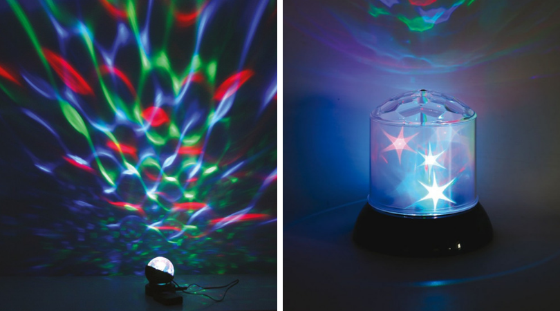 Rotation Kaléidoscope Projecteur Lampe Chambre de bébé Sensoriel Autisme Prisma Lumière Nuit