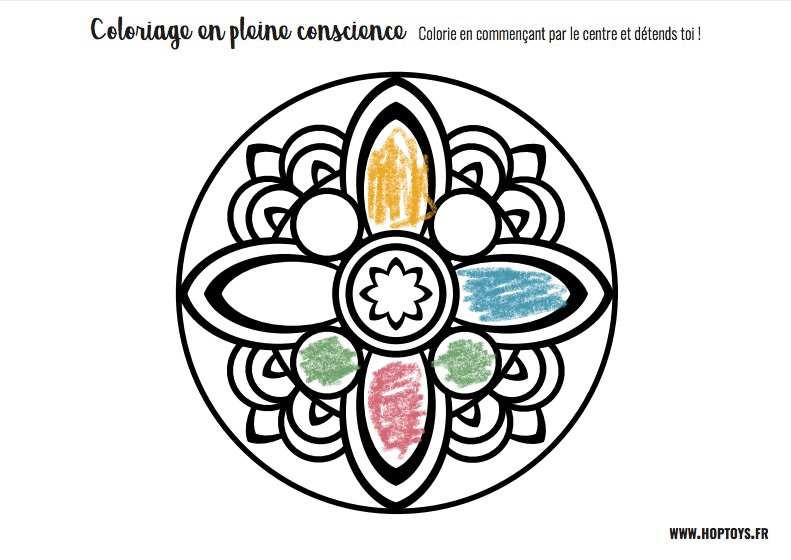 Coloriage en pleine conscience