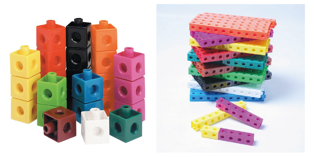 Les snap cubes pour apprendre à compter