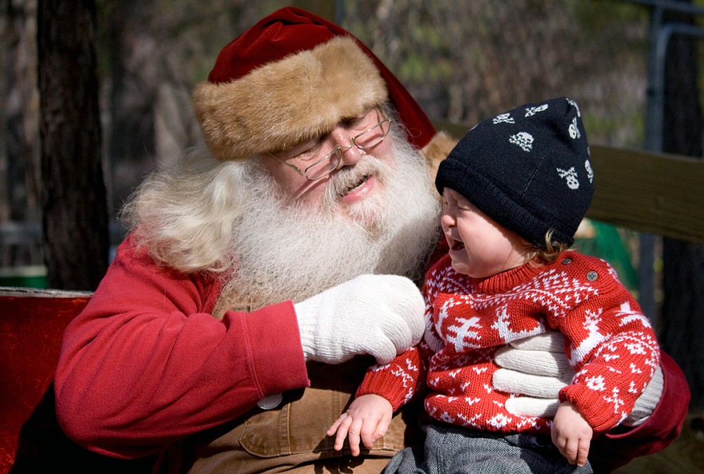 Enfant et Père Noël