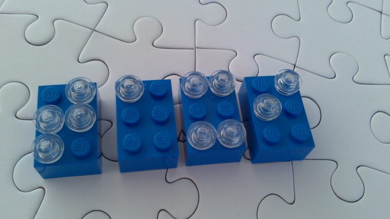 cellule en Braille avec les Lego