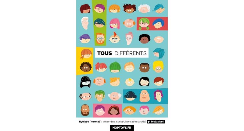 affiche tous différents