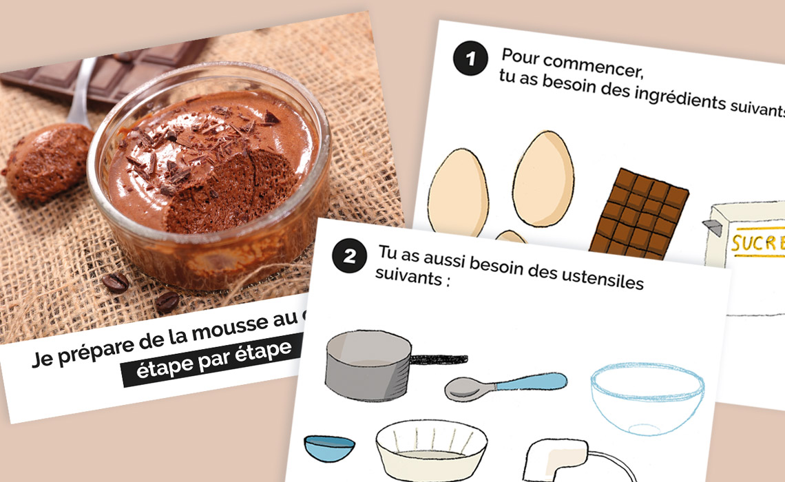 La mousse au chocolat étape par étape