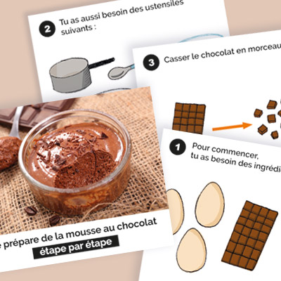 faire une mousse au chocolat étape par étape