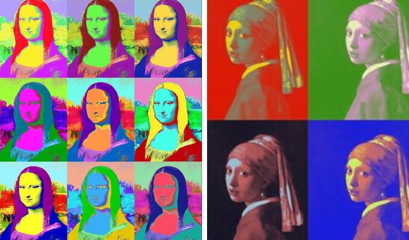 Défis en famille : Peinture Andy Warhol