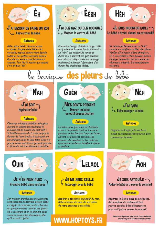 Infographie Pourquoi Bebe Pleure Blog Hop Toys