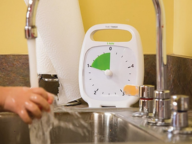 Time Timer : le lavage de main