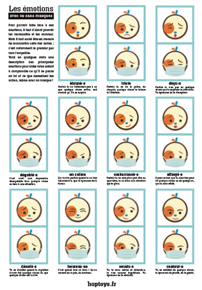 L'affiche des monstres-émotions (téléchargement gratuit) - Papa