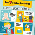 Les 7 gestes barrières des super héros
