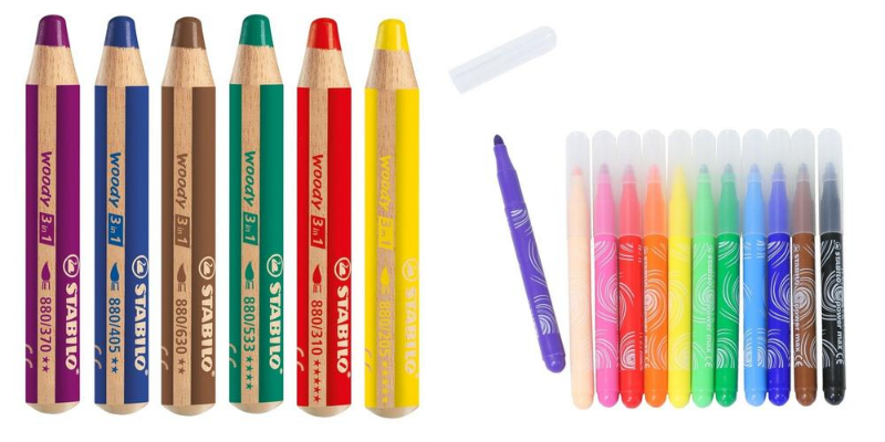 crayon xxl et feutres anti-pointes sèches