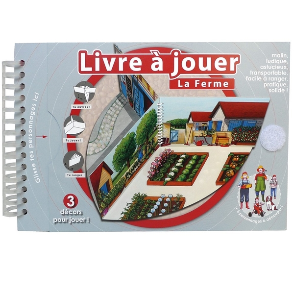 Livre à jouer - la ferme