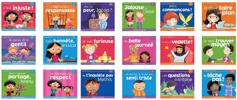 Des petits livres "Moi et les autres" à glisser dans sa valise.