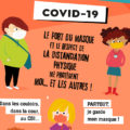 Affiche pour les ados "Consignes pour le Covid-19"