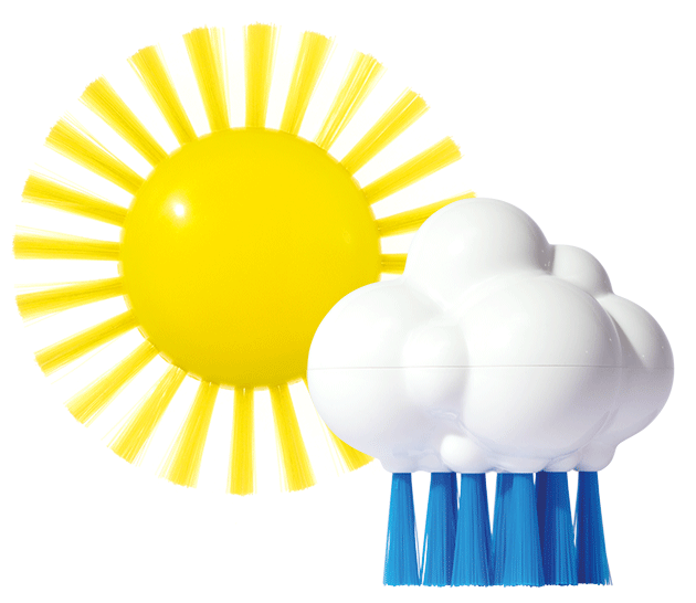 Brosse soleil et brosse nuage moluk