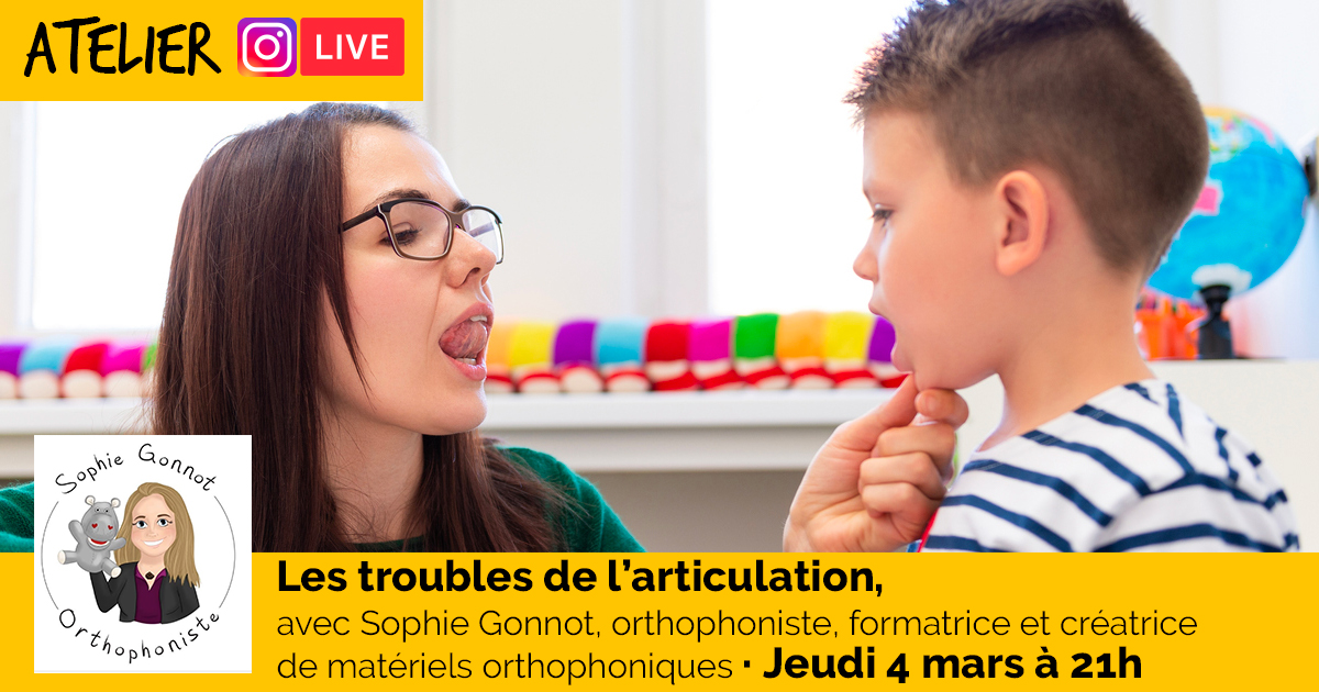 Insta Live: les troubles de l'articulation