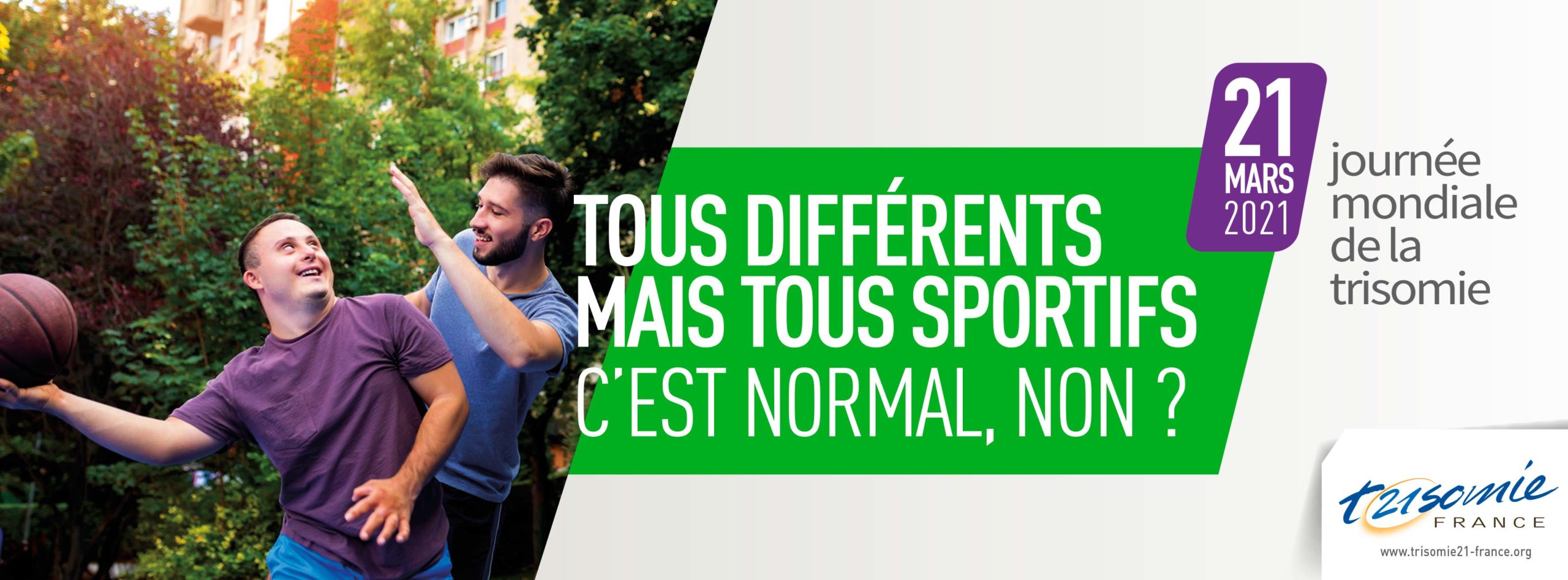 Tous différents, mais tous sportifs ! C'est normal, non ? Journée mondiale de la trisomie 21 en 2021