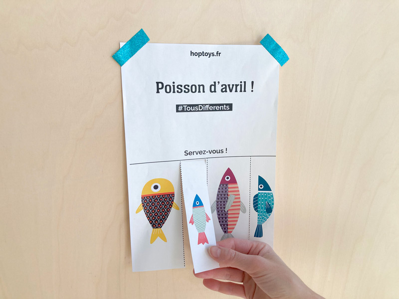 poissons d'avril à détacher