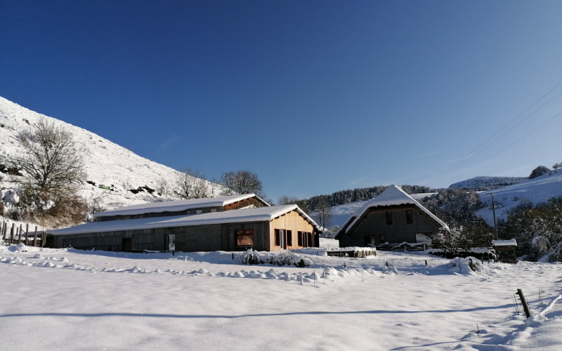 Le gîte des petits bonheurs en hiver