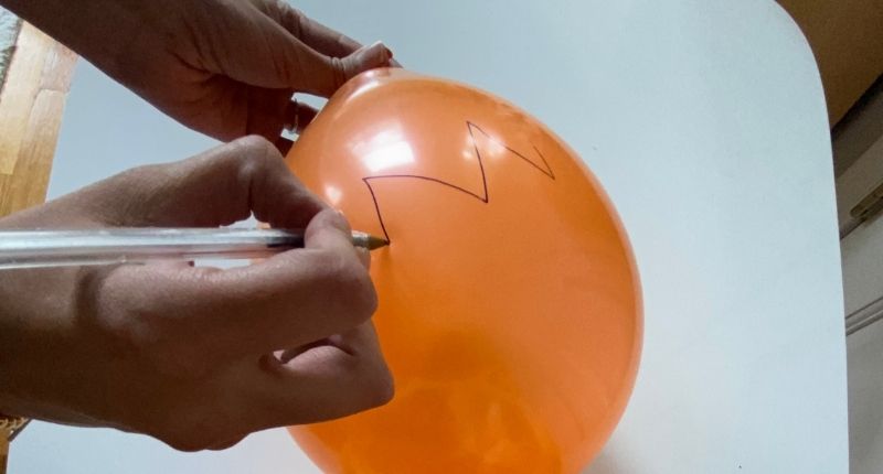 Technique du ballon pour l'écriture