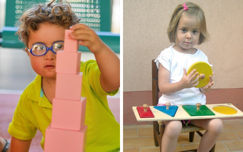 Idées cadeaux pour un enfant de 4 ans. Inspiré de la Méthode Montessori