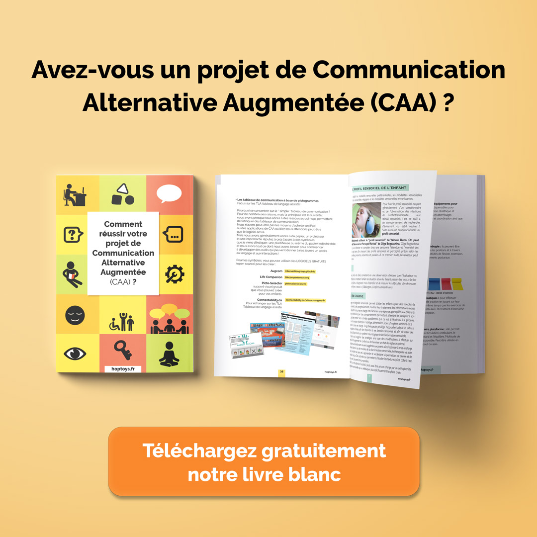 Téléchargez gratuitement notre livre blanc "Comment réussir votre projet de Communication Alternative Augmentée (CAA) ?"