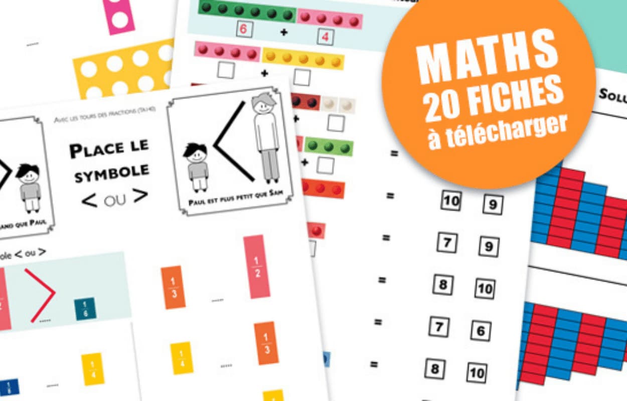 Les fiches d'activités pour Noël en maths