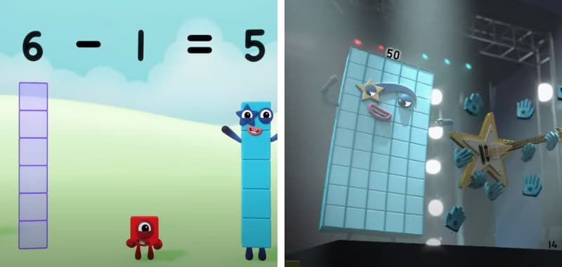 La série des Mathlink Numberblocks