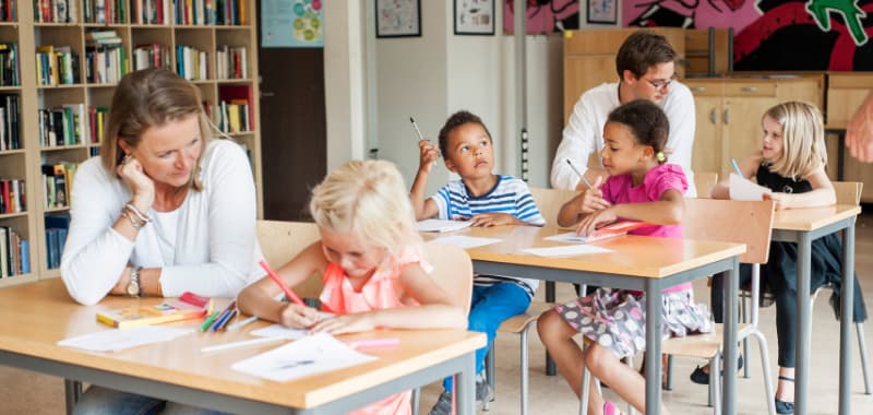 Le co-teaching dans une salle de classe