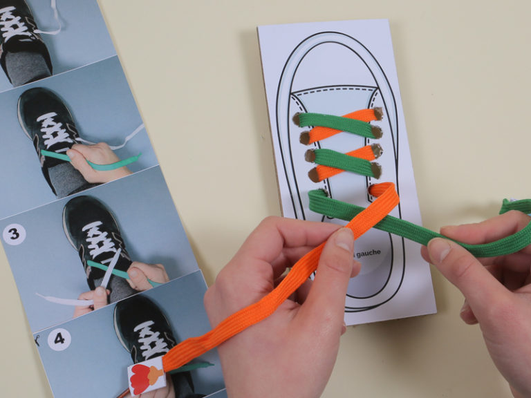 Faire ses lacets étape par étape Blog Hop