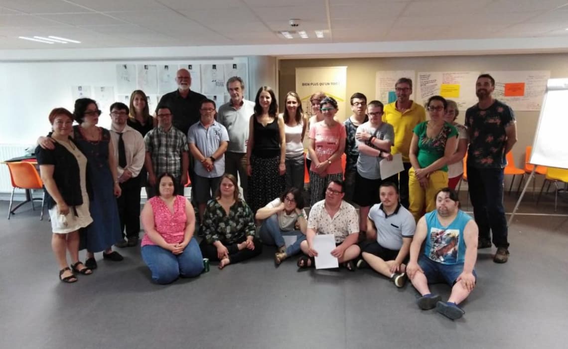 Le groupe du programme "Ma parole doit compter"