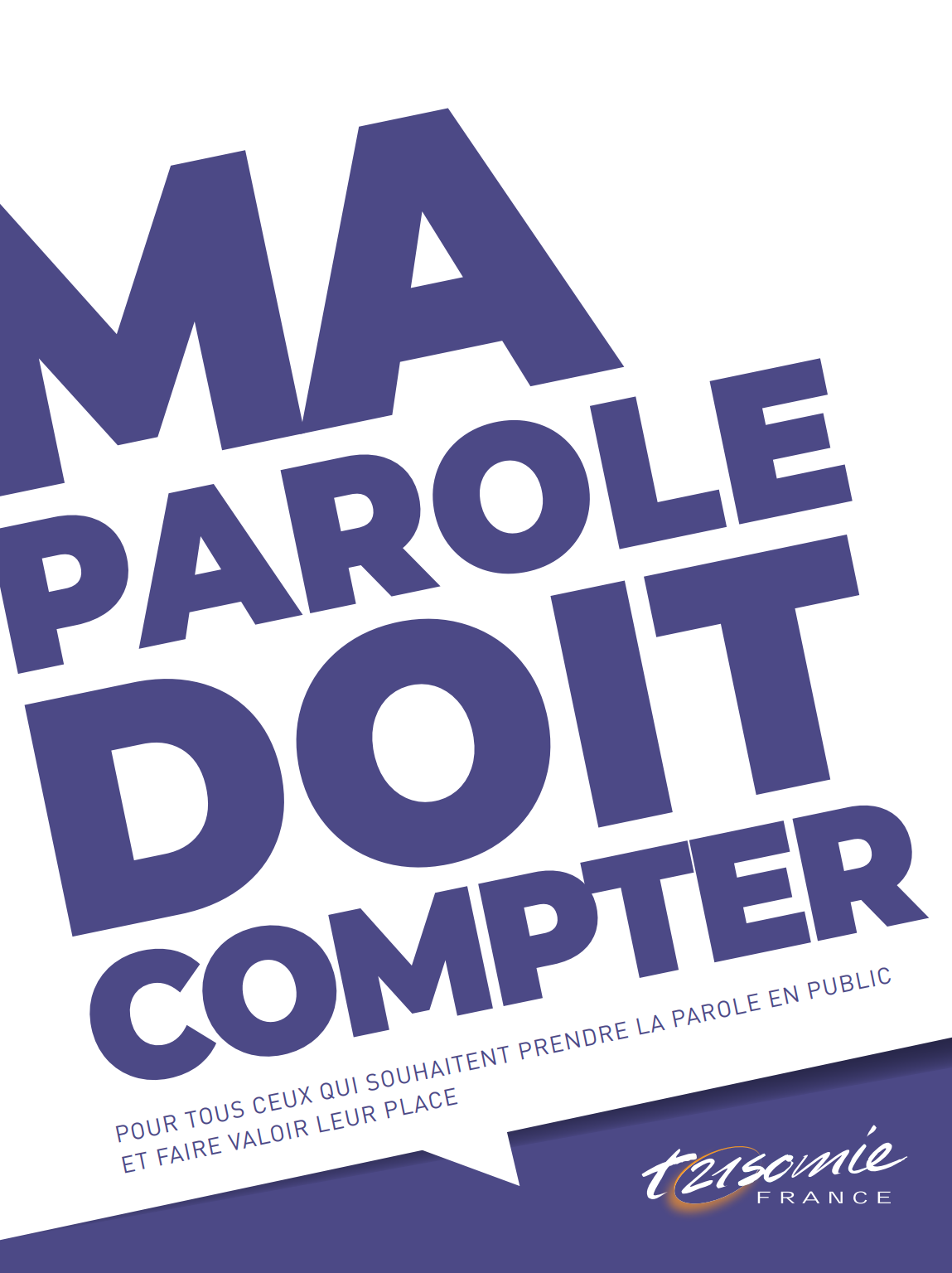 Affiche "Ma parole doit compter" 