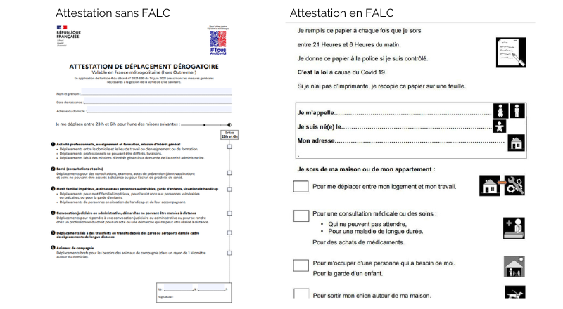 attestation en FALC