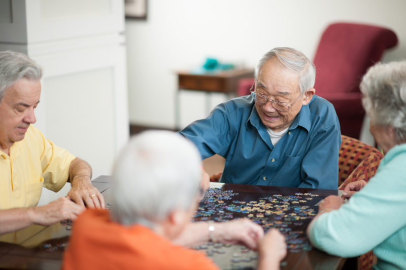 Jeu éducatif senior