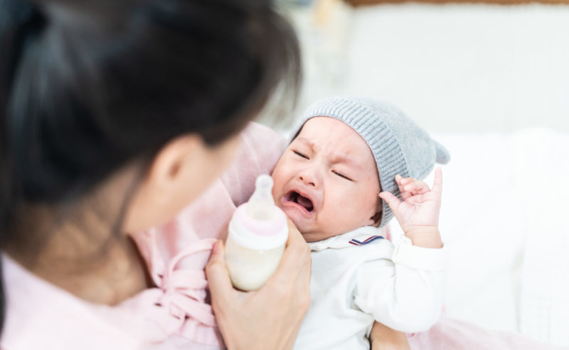 bébé qui souffre de trouble alimentaire pédiatrique