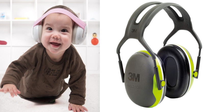 Casque Anti Bruit Enfant, , Casque Anti Bruit Bébé Pour l'Autisme, TDAH,  Feux d'Artifice, Concert