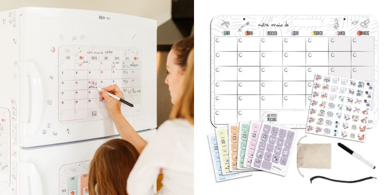 Le calendrier Ouikili pour aider son enfant à se repérer dans le temps – Ma  Petite Organisation